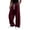 Wine #2, variant on Evdexr Men's Baggy Sweatpants Drawstring Wide Leg Sweat Pants with Pockets Winter 2026 Lounge Hiking Pants Oversized Elastic Waist Loose Fit Trousers S