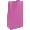 JAM Paper Kraft Lunch Bags, Large, 6 x 11 x 2 3/4, Fuchsia Pink, Bulk 500 Bags/Box