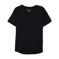 thumbnail image 1 of Camiseta adornada Aeropostale de lentejuelas de la ciudad de Nueva York para mujer negro extragrande, 1 of 2