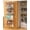 White, variant on Dasaka 9-Tier Over The Door Pantry Organizer, Pantry Organization and Storage, White Hanging Basket Wall Spice Rack Seasoning Shelves