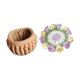 thumbnail image 5 of Kit de crochet para principiantes, posavasos de flores de crochet, regalo de hilo fácil, completamente hecho a mano Púrpura, 5 of 9