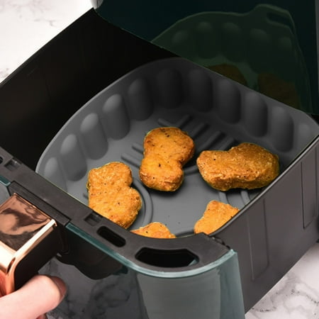 

Inerposs Fryer Silica Gel Baking Pan Fryer Mat Baking Mat Fry Baking Pan Fryer Baking Pan Mat Easy Disengagement