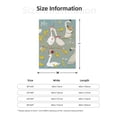 thumbnail image 5 of Sikiie Cute Farm Birds Cozy Flannel Fleece Throw Blanket: Lightweight & Thick for All Seasons - Perfect for Women, Men, & Kids"80"x60", 5 of 6
