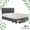 Gray, variant on Finch Maxwell Storage Bed with Adjustable Height Headboard Queen Size Dark Gray