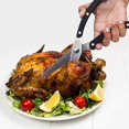 thumbnail image 4 of Multifunctional Kitchen Scissors - Stainless Steel for Cutting Chickens, Bones, Meat, Herbs, Vegetables - Spring Handle, 4 of 4