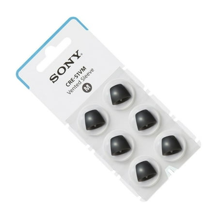 Sony - OTC Hearing Aid Vented Sleeve for CRE-C10 - Black