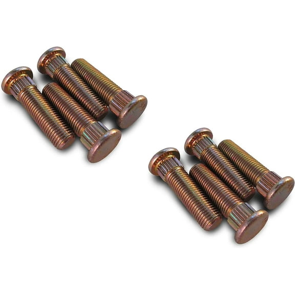 Muzzys (SET OF EIGHT) 7517871 Wheel Studs FITS: Polaris Front RZR Ranger Sportsman ACE XP XP4 Crew Trail 570 800 900 2002-2023 3/8" x 24 Thread x 1.75" Long