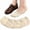 Nude, variant on 6 Pairs Women's Toe Socks for Mules, Non-slip Half Socks Toe Topper Covers No Show Invisible Liners for Clogs Flats, Black