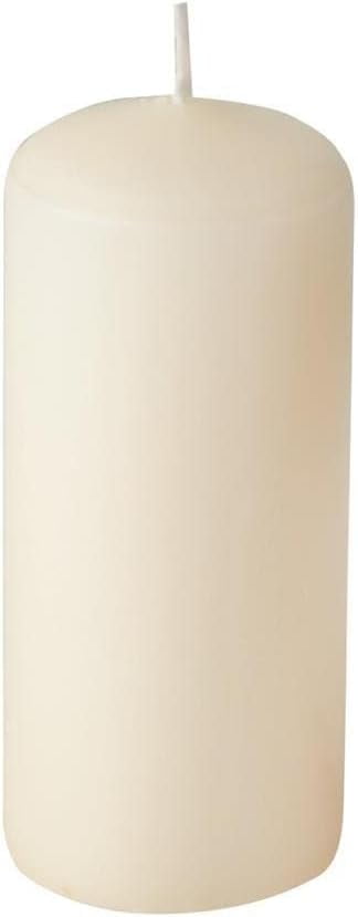 Papstar Wax Candles, 17912 10, 40 x 90 mm Off-white