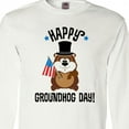thumbnail image 4 of Inktastic Happy Groundhog Day February Long Sleeve T-Shirt, 4 of 5