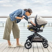Evenflo Pivot Modular Travel System with LiteMax Infant Car Seat, Dusty Rose