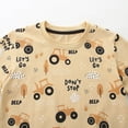 thumbnail image 5 of BOBOGOJP Toddler Boy Shirts Boys Cotton Short Sleeve T-Shirt, Packs Printed Kids Crewneck Tees, Summer Pullover Tops Khaki for Size 6-7 Years, 5 of 9