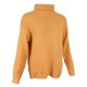 thumbnail image 1 of Suéter de punto de cuello alto sólido bohemio, suéter de gran tamaño, prendas de vestir de otoño para mujer L Soledad  suéter de punto boho para mujer, 1 of 10