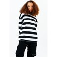 thumbnail image 5 of Hype - Camiseta Striped Print Continu8 de Manga Larga para Adultos Unisex (Negro), 5 of 5