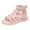 Pink, variant on KPOPLK Beach Friendly Glitter Sandals with Flat and Cool Design for Girls in Summer​ 5-5.5 Years Pink