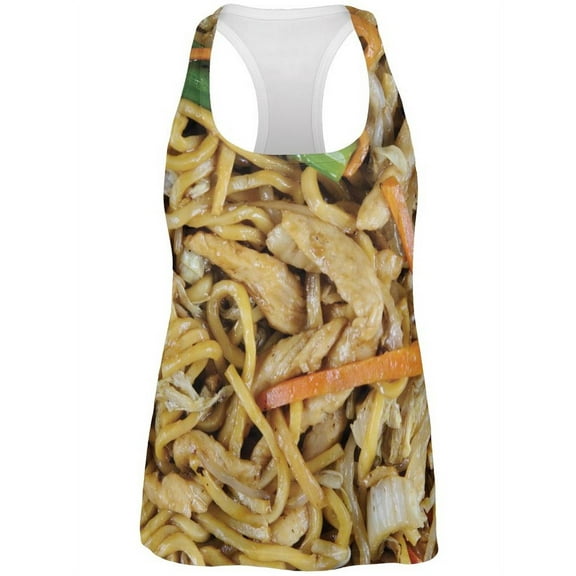 Chicken Lo Mein Costume All Over Womens Work Out Tank Top Multi LG