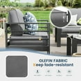 thumbnail image 2 of UDPATIO Aluminum Patio Furniture Set, Metal Patio Furniture Outdoor Couch, Aluminum Patio Chairs, 2 of 9