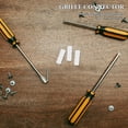 thumbnail image 4 of KALLORY 100Pcs Durable Nylon Furniture Connector Inserts for Cabinet and Shelf Assembly Hardware, 4 of 7