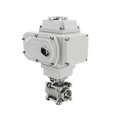 thumbnail image 4 of Motorized Ball Valves 2 Way High Platform Electric Ball Valve Stainless Steel Tri-Clamp Ferrule Type ,Long Lasting, 4 of 5