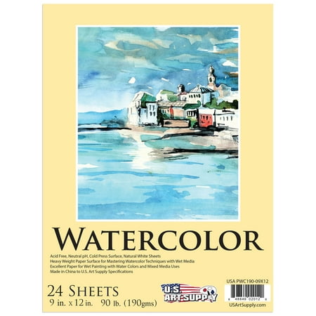 90lb watercolor sheets pad heavy extra weight premium painting paper