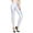 Silver, variant on iTNHFP Women's Leggings Black with Feet Women's Colorful Shiny Leather Leggings Metallic Finish Skinny Fit Cropped 9/10 Length for Fall Versatile Fashion Pants