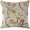 Gold, variant on Chenille Chateau Vintage Floral Design 18" X 18" Decorative Throw Pillow, Color Brown