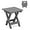 Netural Grey, variant on Small Outdoor Folding Side Table, Indoor Shower Bench Stool, HDPS End Table for Bathroom, Patio, Pool