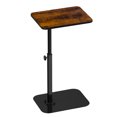 thumbnail image 2 of ELYKEN C Shaped TV Tray Table 1 Pack Adjustable 33in, Rustic Brown, 2 of 12