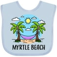 thumbnail image 3 of Inktastic Summer Vacation in Myrtle Beach Boys or Girls Baby Bib, 3 of 4