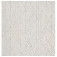 thumbnail image 6 of SAFAVIEH Micro-Loop Lowell Diamond Area Rug, Ivory/Light Blue, 4' x 6', 6 of 10