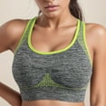 thumbnail image 2 of Sngxgn Sports Bralettes Wireless Bra Tank Top Bra Sports Bra for Women Girls(Yellow,S), 2 of 5