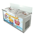 thumbnail image 3 of Kolice Commercial 22" Double Round Pans Fried Ice Cream Rolled Machine-Smart Temperature Control, 3 of 8