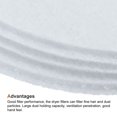 thumbnail image 4 of Unique Bargains Universal Cloth Dryer 16pcs Exhaust Filter 4pcs Air Intake Filter, White for Clothes Dryer Filter Replacement, 4 of 5