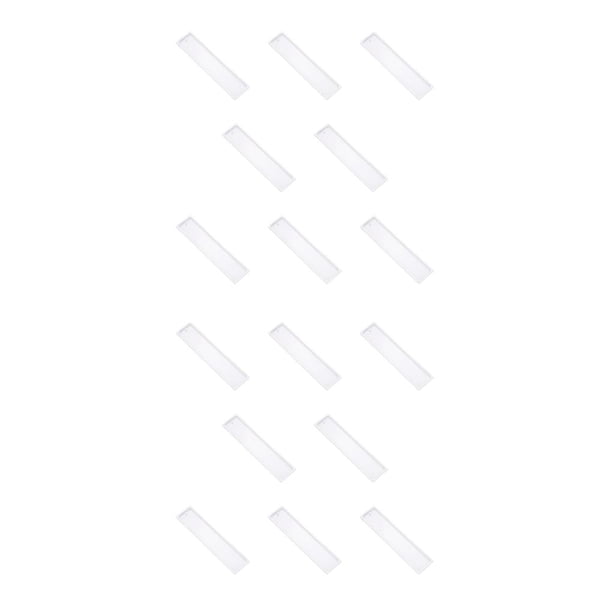 Cateissary Pack of 8 Rectangle Bookmark Mold Keychain Crafts Jewelry Pendants DIY Silicone Handicraft Ornament Mould Decoration uno 2piezas Cateissary CBP457914