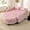 Pink + Foam + 2 Seat, variant on CHENYUEFURN Check Foam Storage Sleeper Sofa with 2 Throw Pillows, Pink