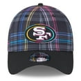 Men's New Era Black San Francisco 49ers 2024 NFL Crucial Catch Plaid