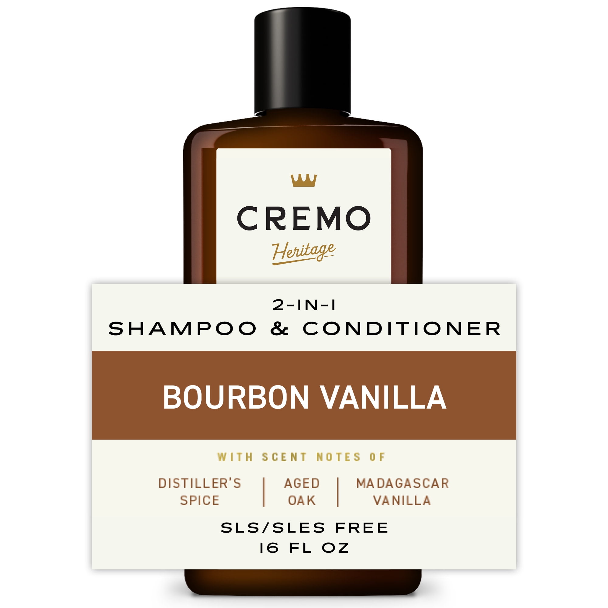 CREMO Spiced Amber 2-In-1 Shampoo Conditioner 16 oz with Brazilian