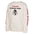 thumbnail image 2 of Youth Cream Chicago Blackhawks Star Power Pullover Sweatshirt, 2 of 3