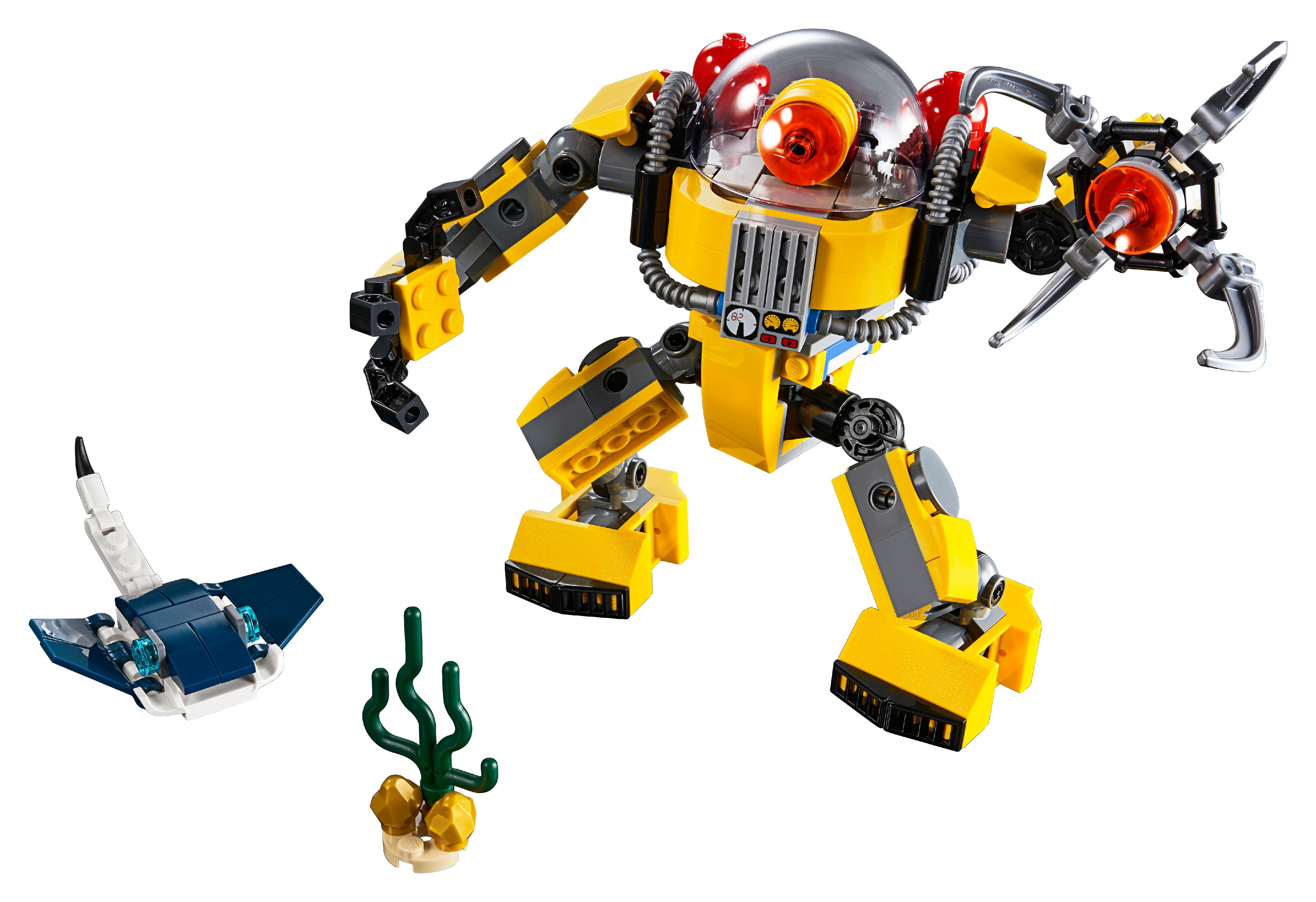 LEGO Creator Underwater Robot and Submarine Toy Kit 31090 - Walmart.com