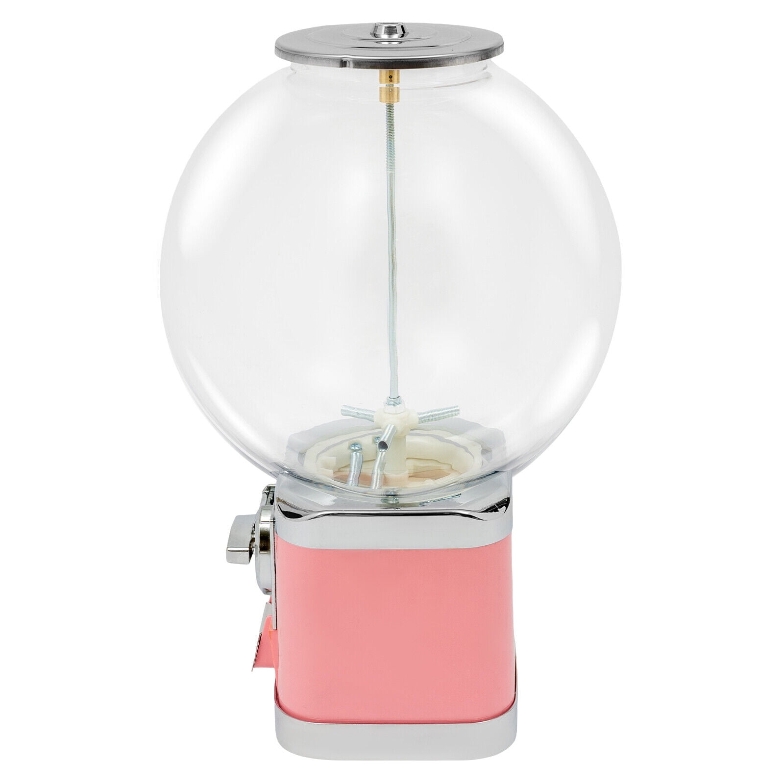 Large Capacity Vending Machine Pink Twister Ball Dispenser Gumball Machine
