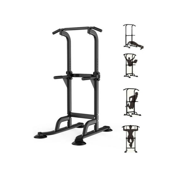Freestanding Pull Up Bar for Home Gym,Adjustable Power Tower Pull Up Bar Station with 300 Lbs Weight Capacity,Pull Up Station Machine Sturdy & Easy Assembly, Ideal for Teens, Men, Women