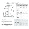 thumbnail image 5 of Real Essentials 3 Pack: Womens Dry-Fit Long Sleeve Quarter Zip & Full Zip Up Hoodie Workout Jacket (Available in Plus), 5 of 5