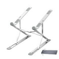 thumbnail image 1 of Laptop Cooling Stand Notebook Computer Folding Holder Aluminum Alloy Adjustable Bracket  Silver, 1 of 10