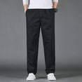 thumbnail image 2 of Men's 100% Cotton Cargo Pants Casual Drawstring Sports Outdoor Pants, 2 of 5