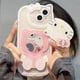 thumbnail image 1 of Funda transparente de dibujos animados Sanrio Hello Kitty para iPhone, 14, 13, 11, 12 Pro Max, XS, XR, 7, 8 Plus, con espejo cosmético, Y2K Fivean unisex, 1 of 2