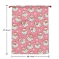 thumbnail image 6 of Christmas Bags Drawstring,Pink Christmas Santa Pattern Large Xmas Christmas Gift Bags,Reusable for Xmas and New Year Party Favors and Supplies,27.6" X 19.7", 6 of 6