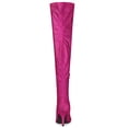thumbnail image 4 of Unique Bargains Women's Glitter Point Toe Stiletto Heels Over The Knee High Boots, 4 of 7