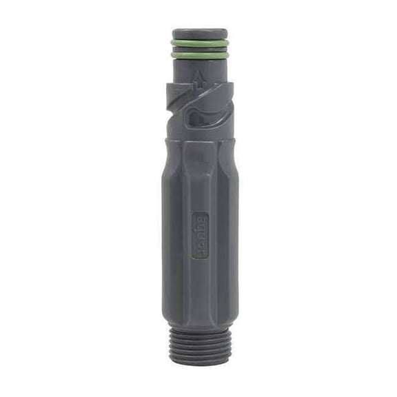 Aquor Water Systems Hose Connector,Acetal Resin,Gray CN-S1-G