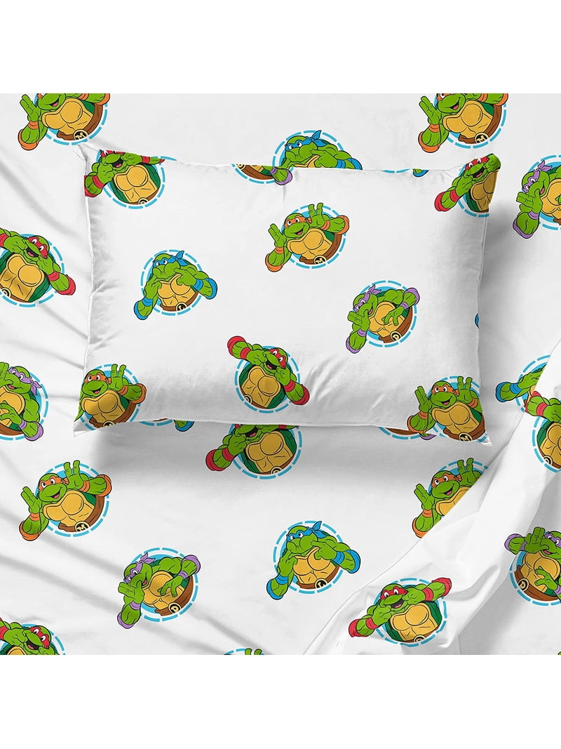 T*s様 CATターニケット　新品未開封　4本セット Jay Franco, Teenage Mutant Ninja Turtles Full Bed Set, Green, 7