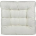 thumbnail image 3 of Klear Vu Gripper Non-Slip Floor Cushions for Adults, Extra Thick Square Meditation Pillow, Ideal for Yoga, Seating or Lounging, 21"x21", 1 Count, Ivory, 3 of 6